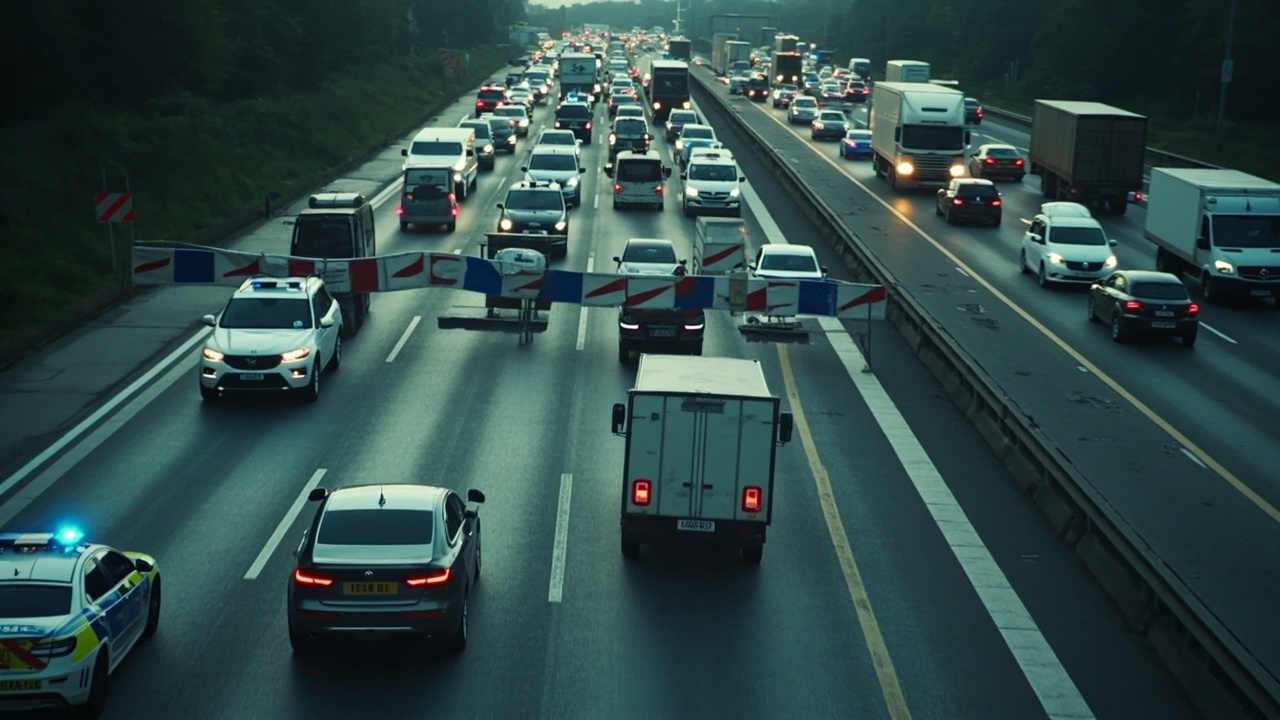 RECAP after all lanes STOPPED on M25 near London following 'police incident'
